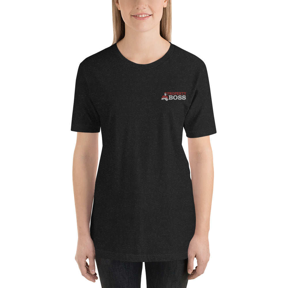 Unisex embroidered t-shirt